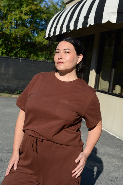 Jo Jersey Cotton Pocket Tee