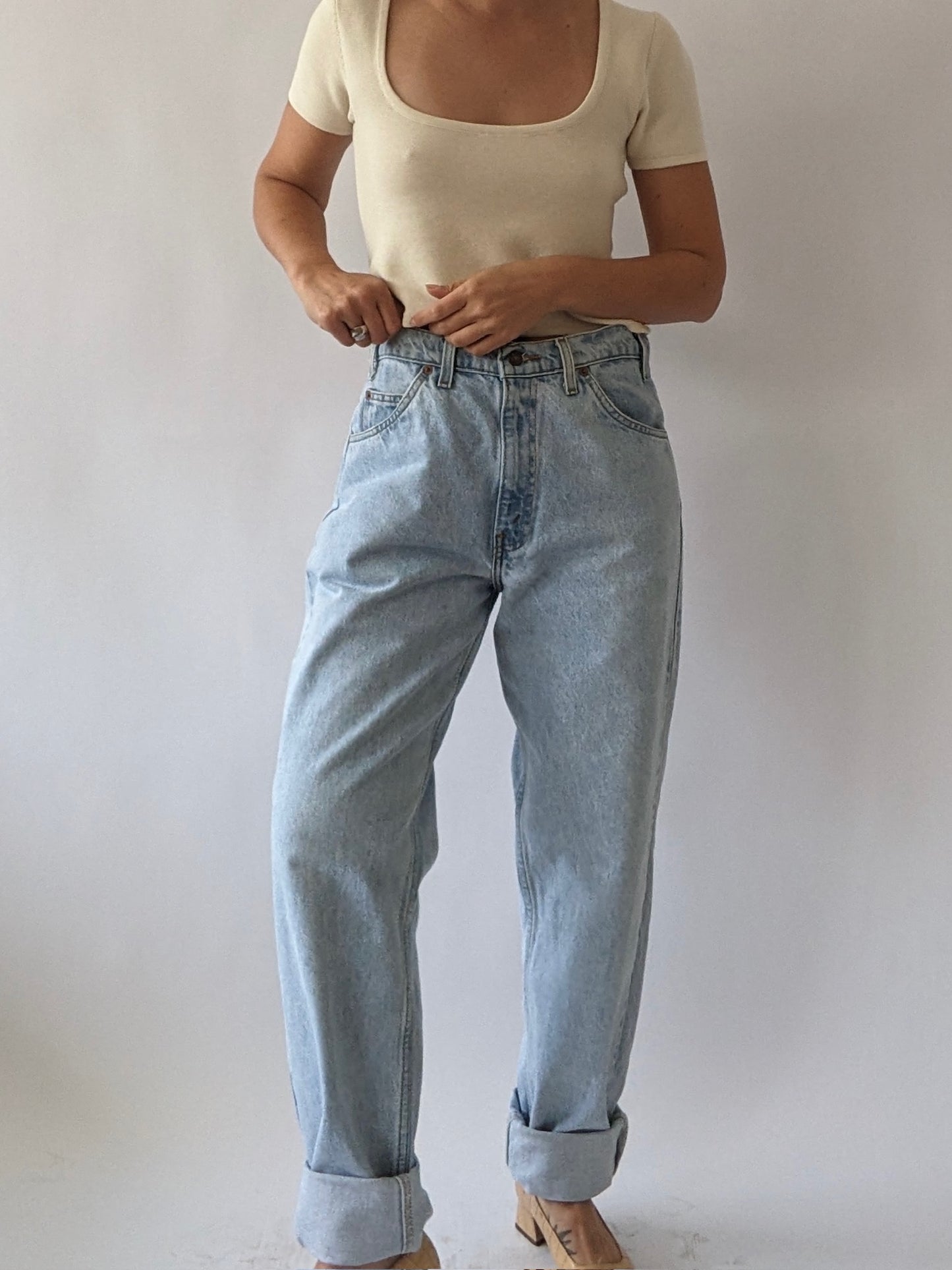 Vintage Levi's Orange Tab Light Wash Jeans