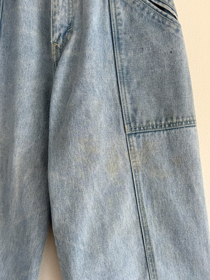 Favorite Vintage Belted Denim Cargo Pants