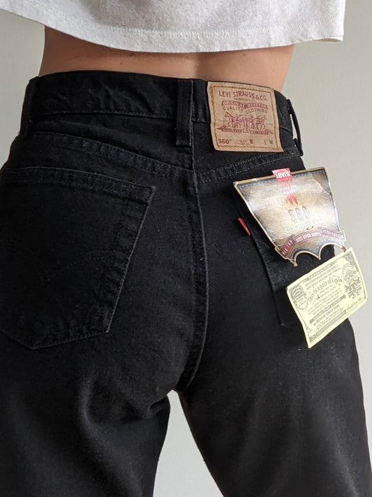 Deadstock Vintage Levi's Black Jeans