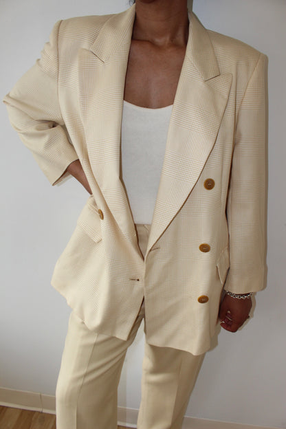 Vintage Jaeger Butter Wool Blazer