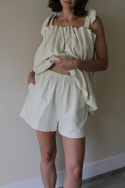 Dimitri Woven Silk Short