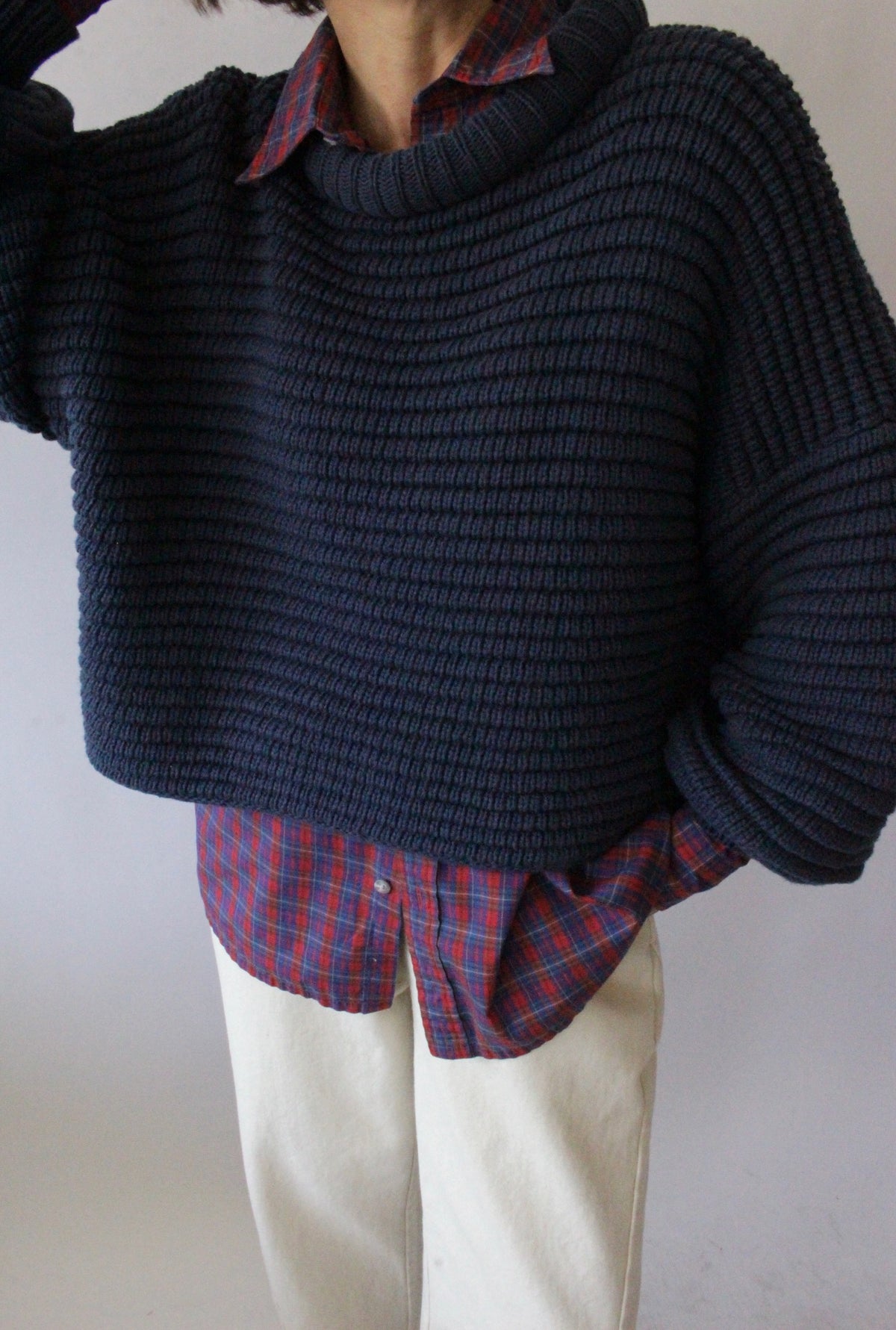 Vintage Yves Saint Laurent Crimson & Fern Plaid Button Up