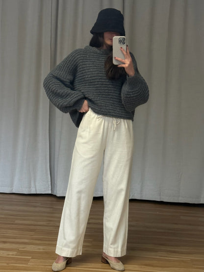 Vintage Italian Smoke Woven Wool Hat