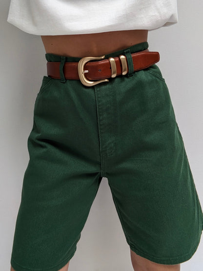 Vintage Pine Denim Shorts