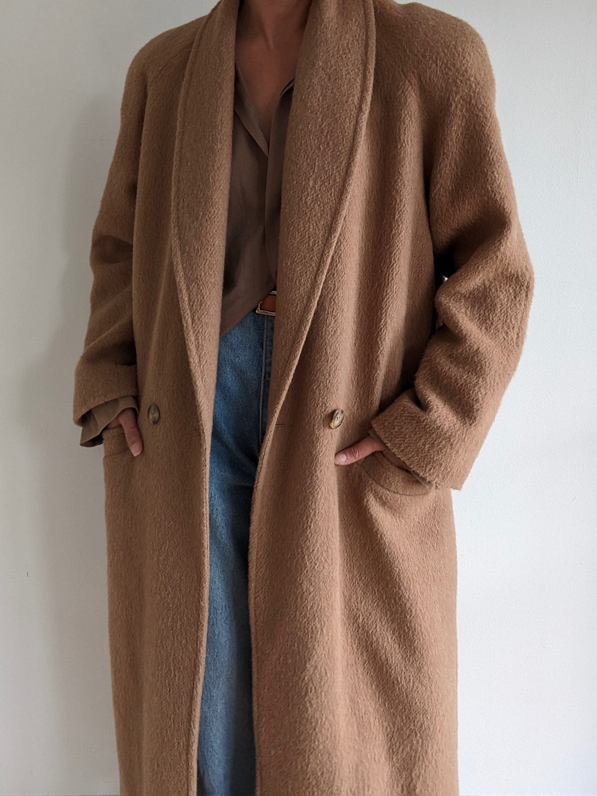Incredible Vintage Toffee Wool Coat