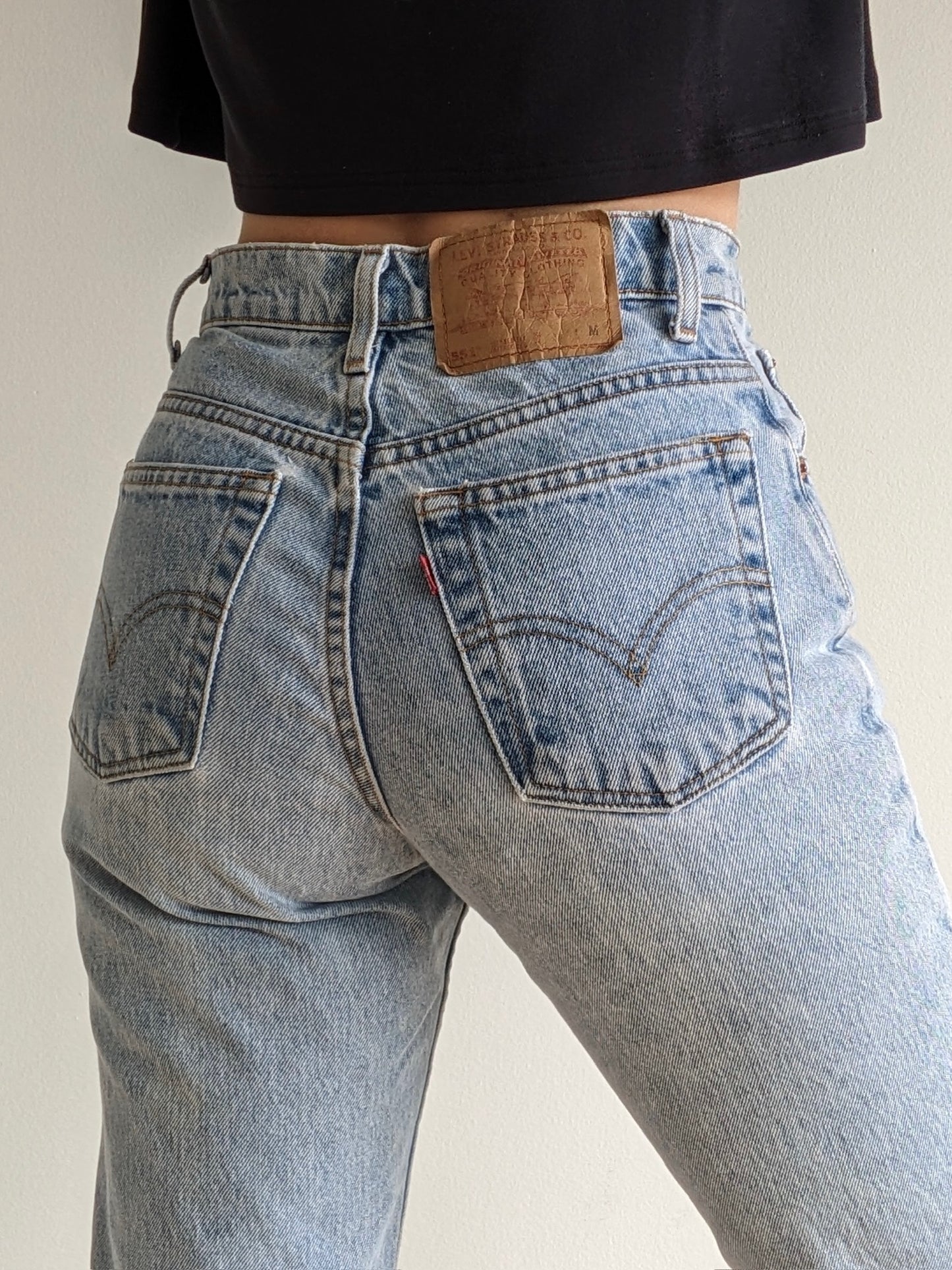 Vintage Levi's 551 Faded Blue Denim