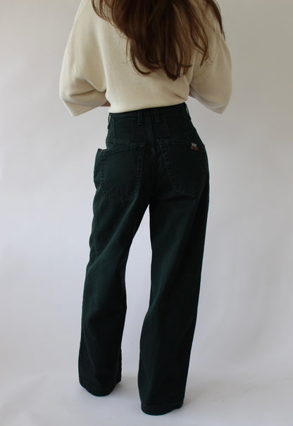 Amazing Vintage Poblano Wide-Leg Denim
