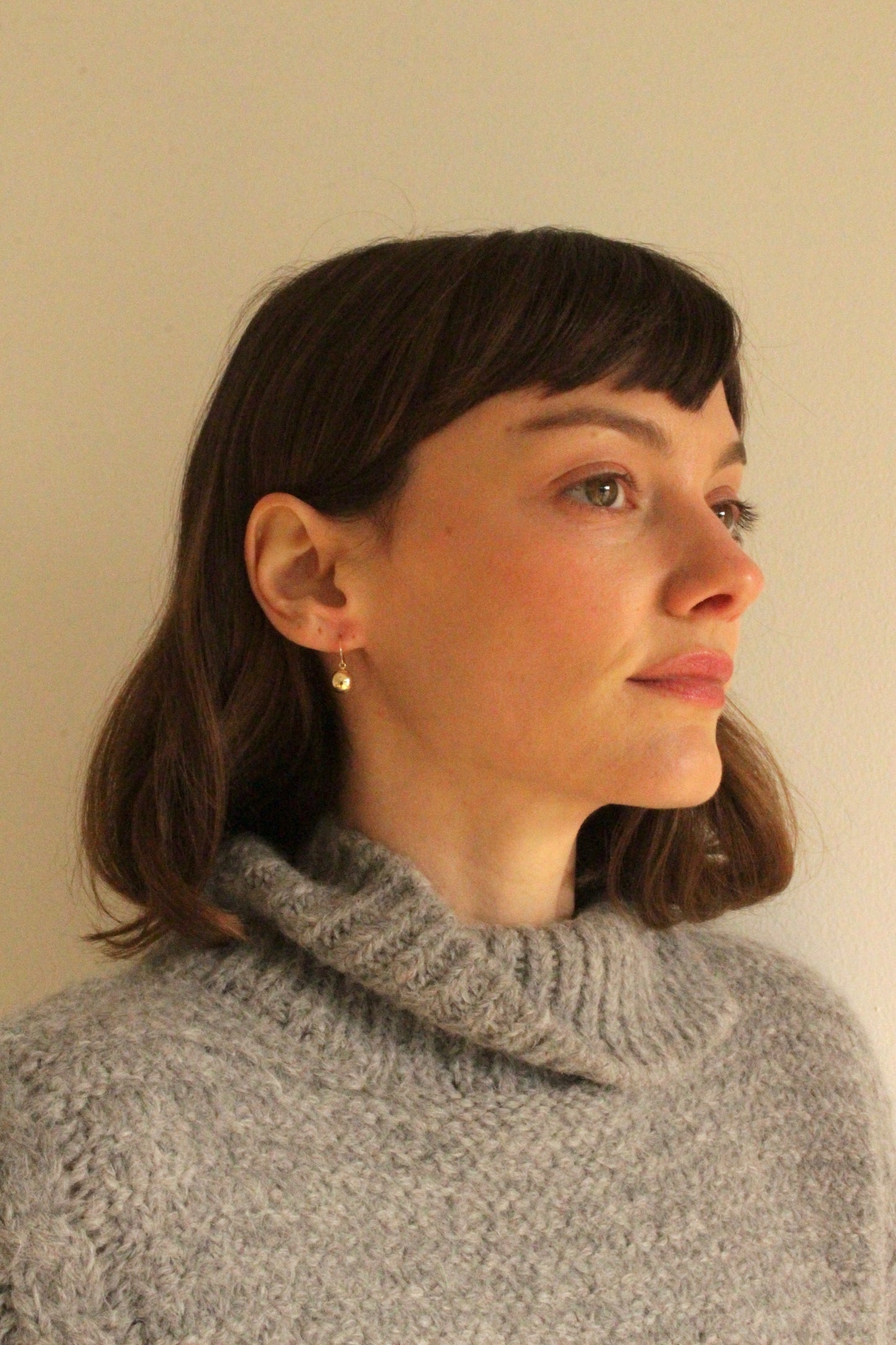 Vintage Petite Gold Drop Earrings