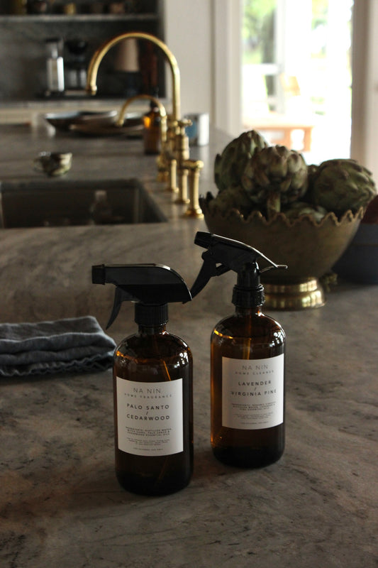 Palo Santo Home Fragrance & Lavender Home Cleaner Set