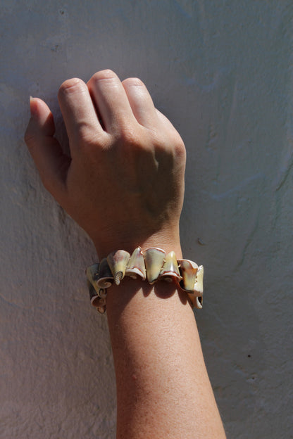 Fun Vintage Spiral Shell Bracelet