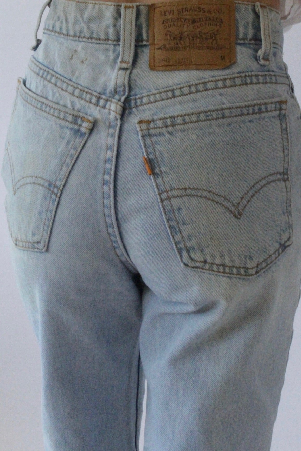 Vintage Levi's 912 Orange Tab Jeans