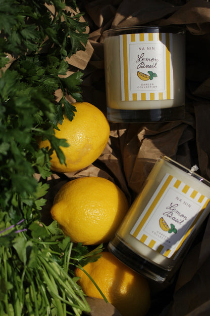 Lemon Basil Candle / Available in 5oz & 8oz