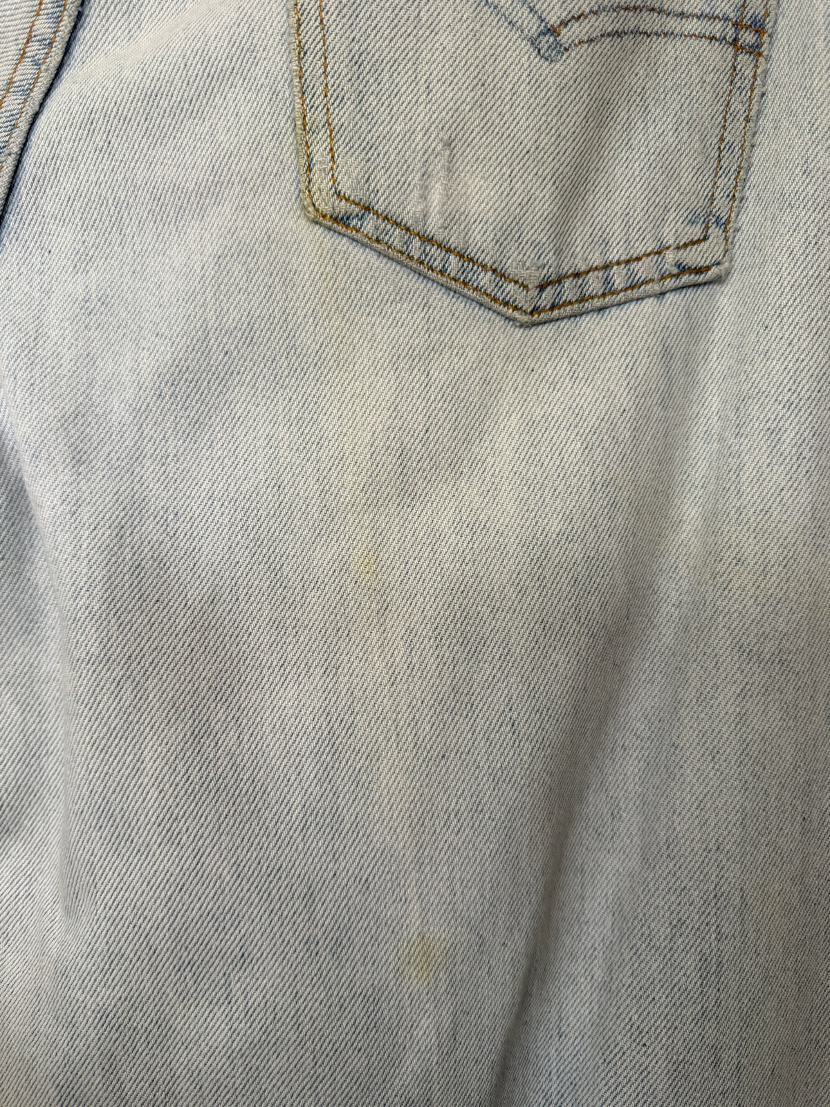 Vintage Distressed Levi's 580 Light Wash Jeans