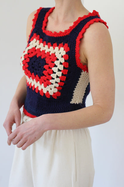 Sweetest Vintage Crocheted Tank
