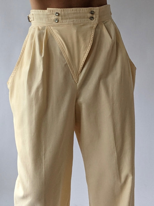 Vintage Butter Corduroy Cargo Pants