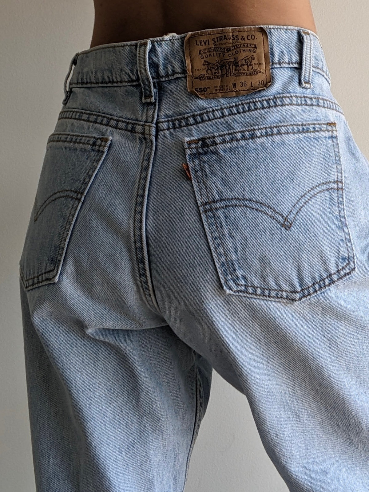 Vintage Levi's 550 Light Wash Jeans