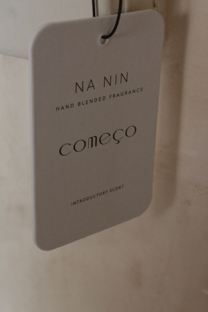 Começo No. 1 Fragrance Card / Rose, Fresh Earth, Mineral Water