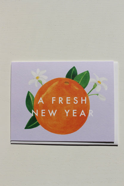 A Fresh New Year Card