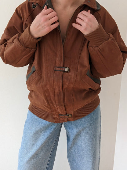 Favorite Vintage Two-Toned Leather Bomber