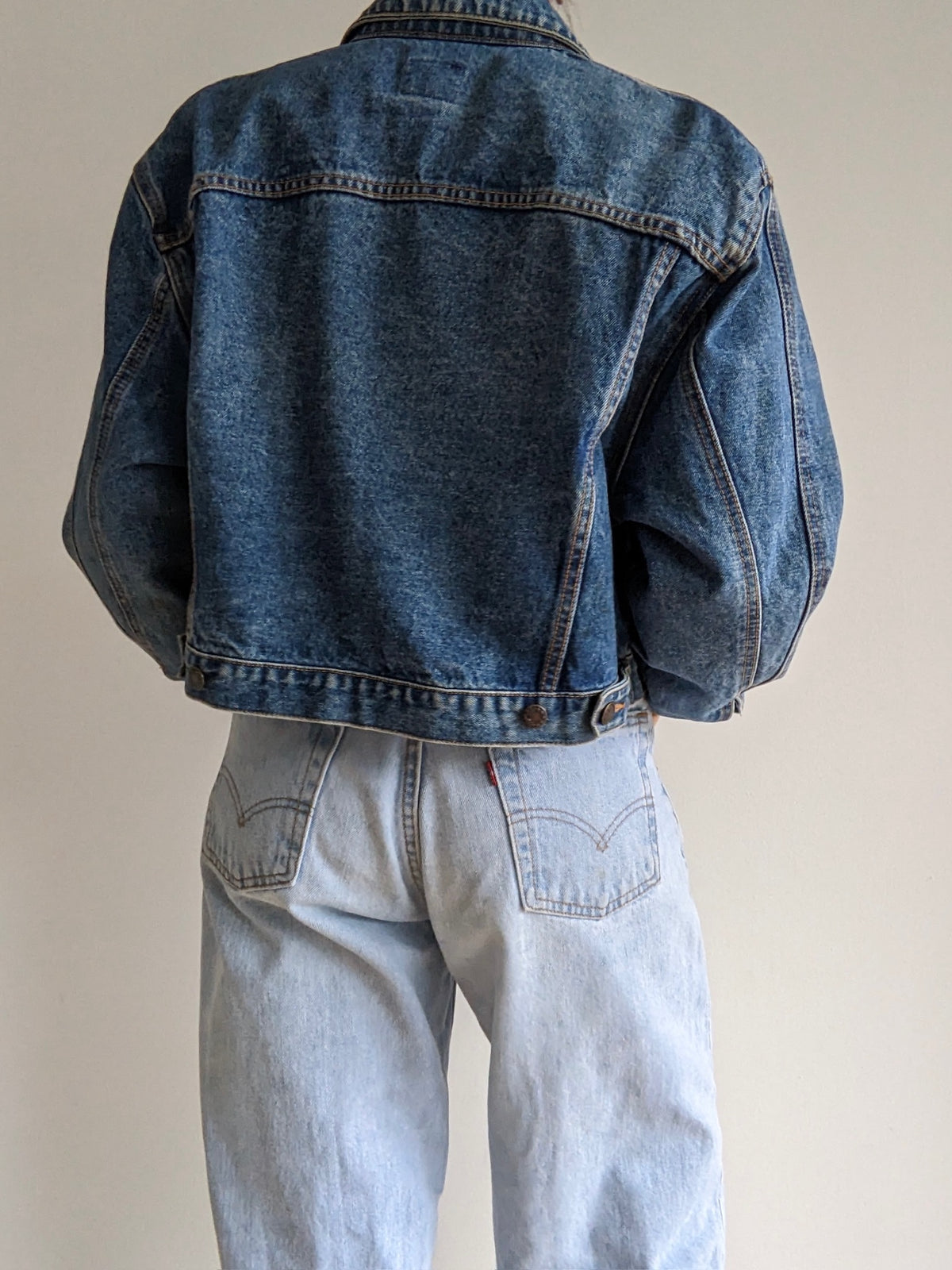 90s Gap Cropped Denim Jacket