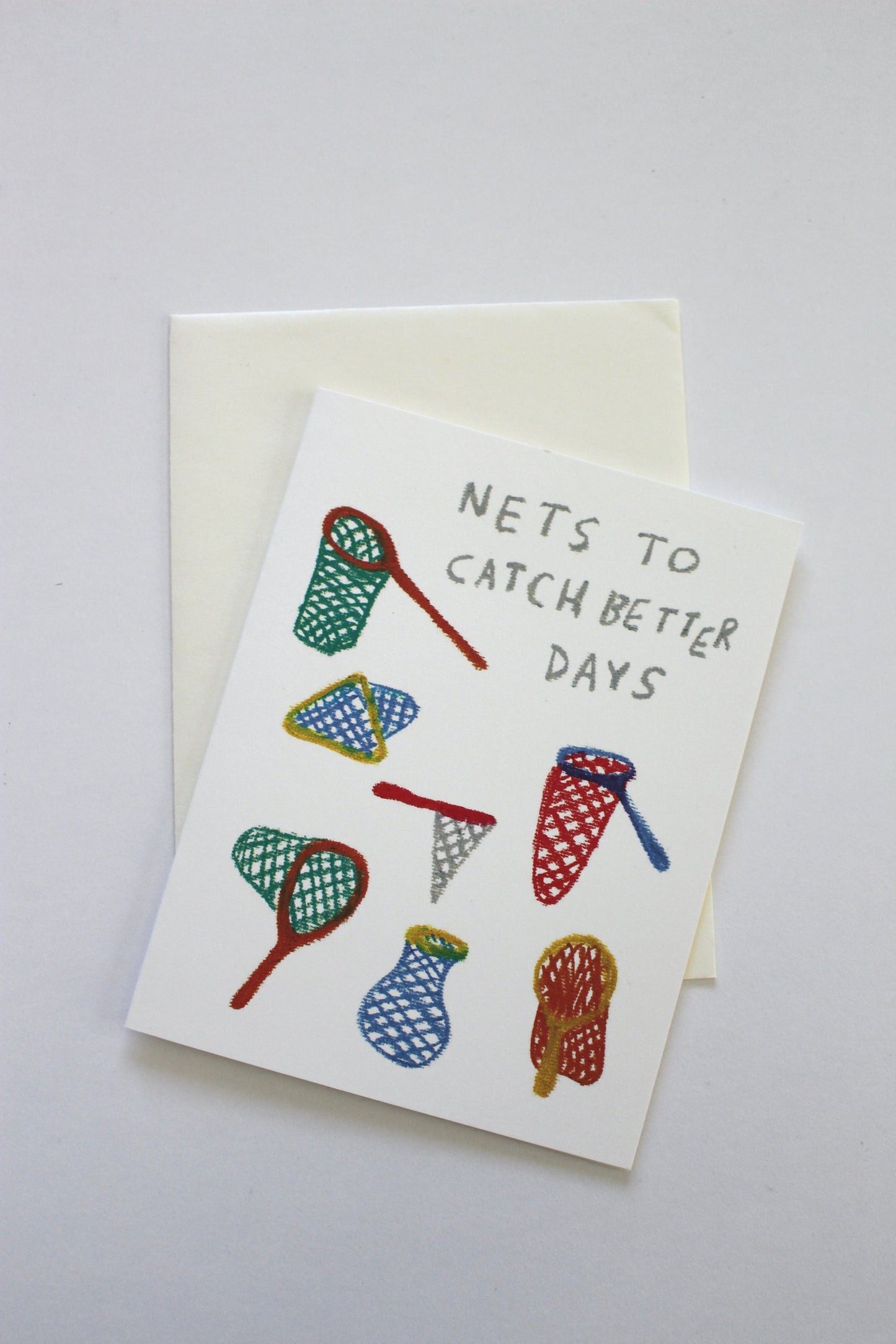 Nets to Catch Better Days Card