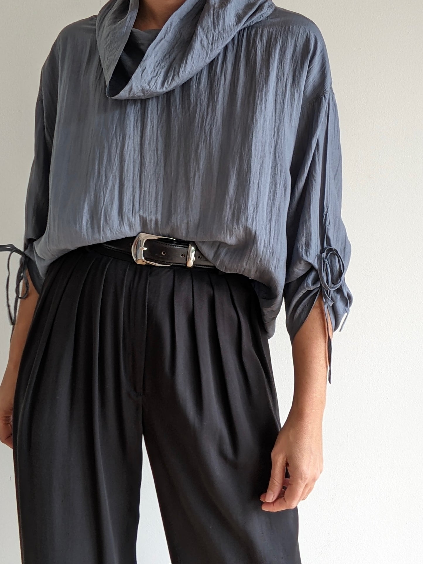Incredible Vintage Stone Silk Pullover