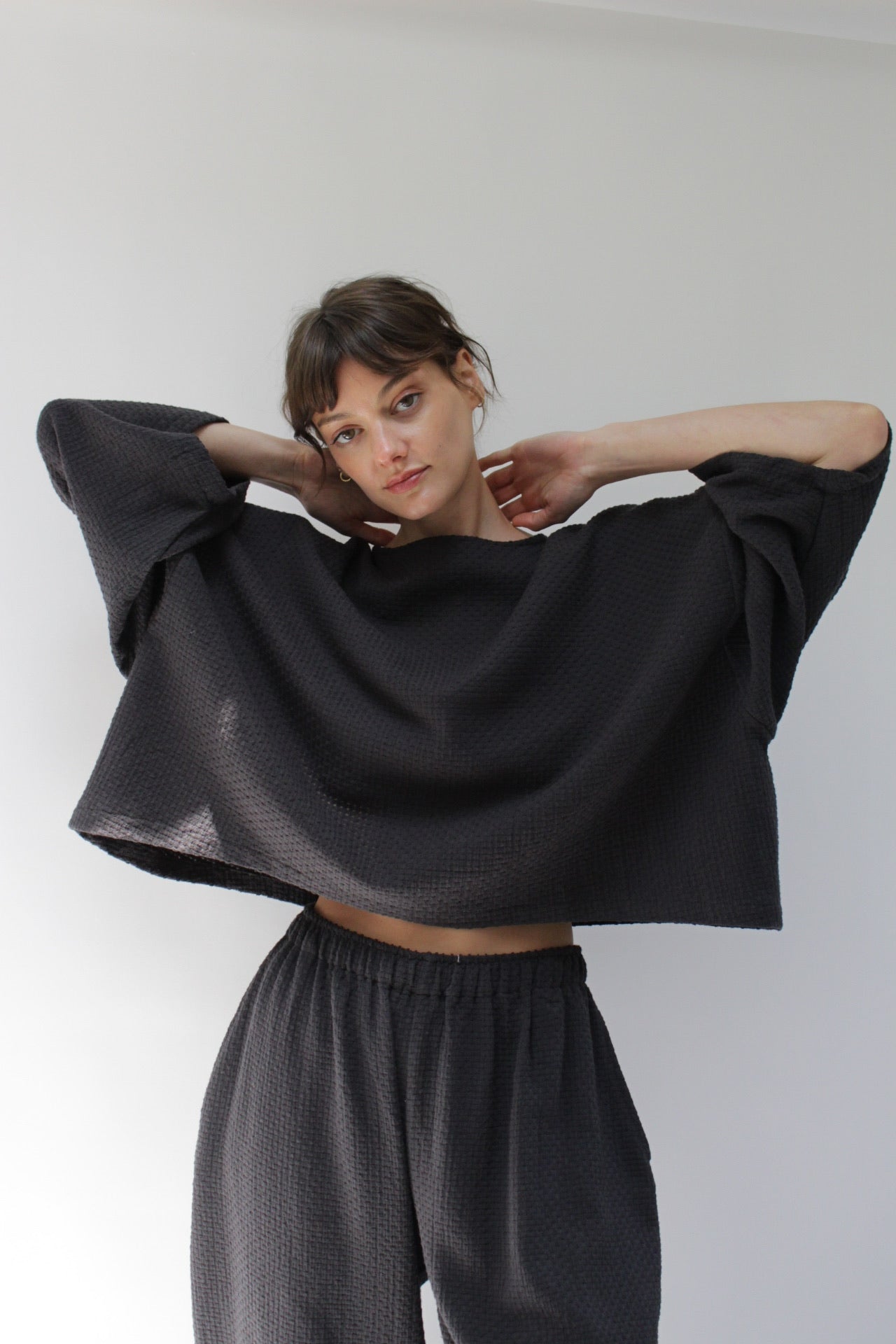 Robyn Basketweave Cotton Top