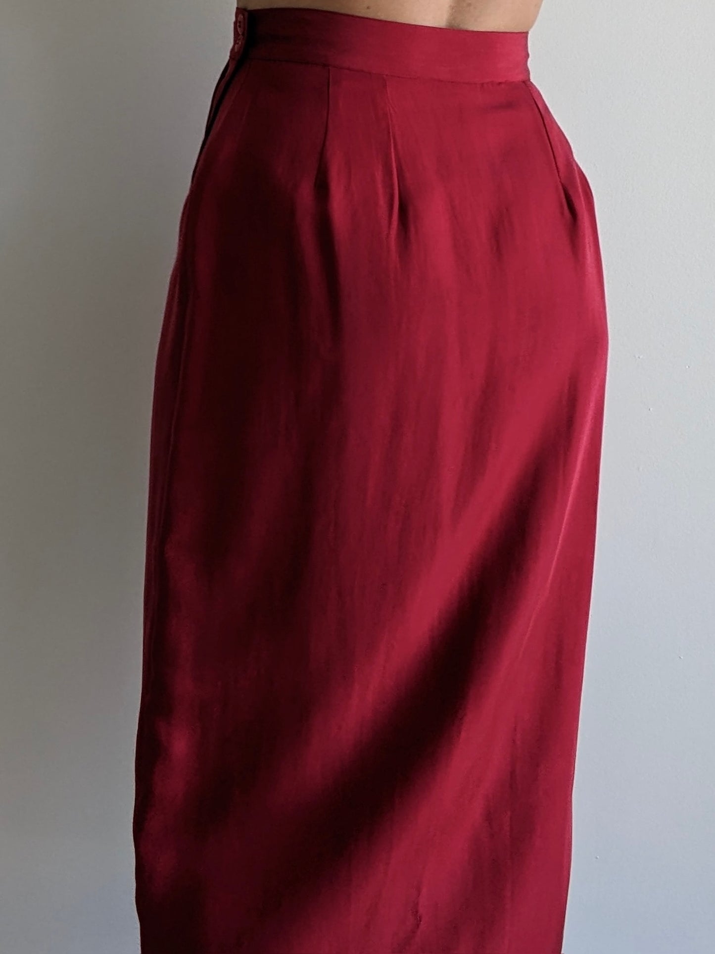 Vintage Jam Silk Wrap Skirt