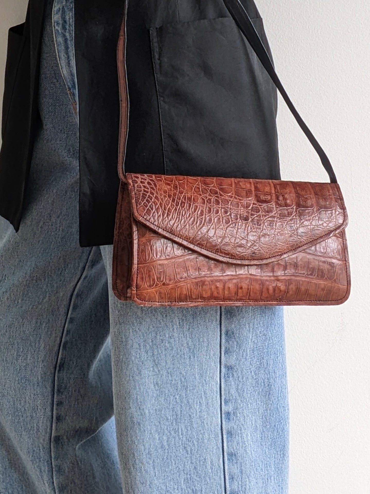 Vintage Crocodile Leather Purse