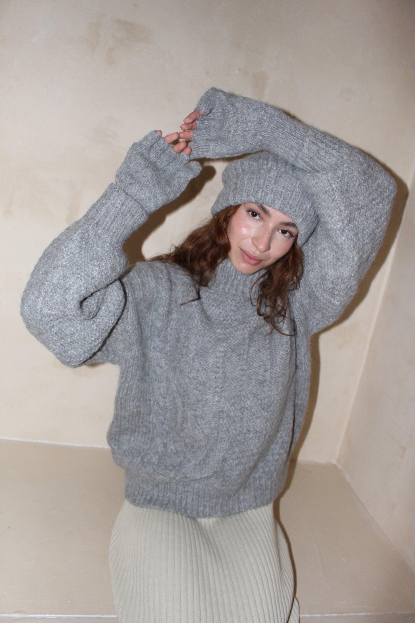 Henrietta Knitted Suri Alpaca Gloves