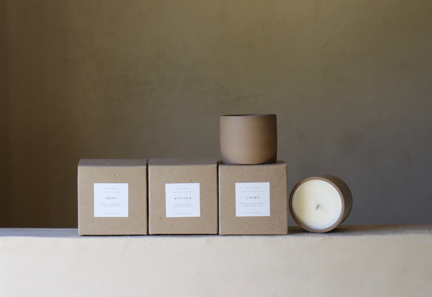 Kitchen Candle / Available in White & Terracotta