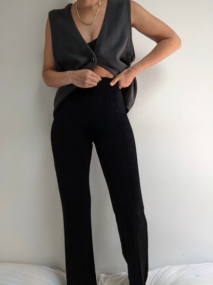 Vintage Onyx Easy Pants