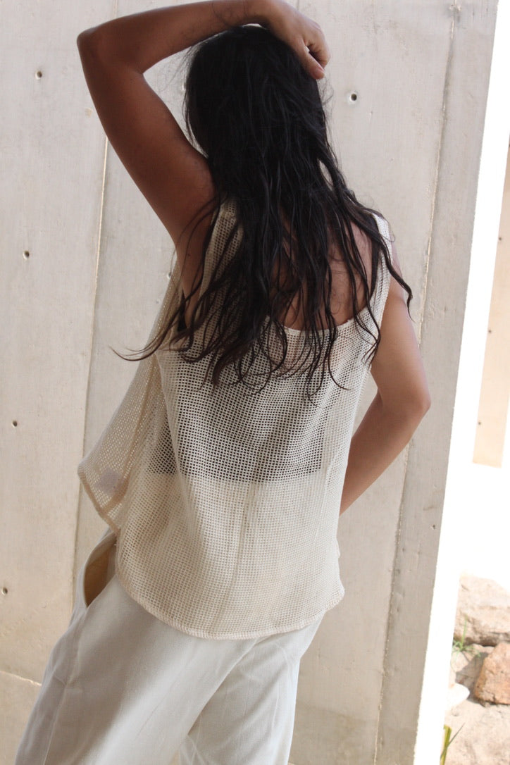 Marni Netted Cotton Tank