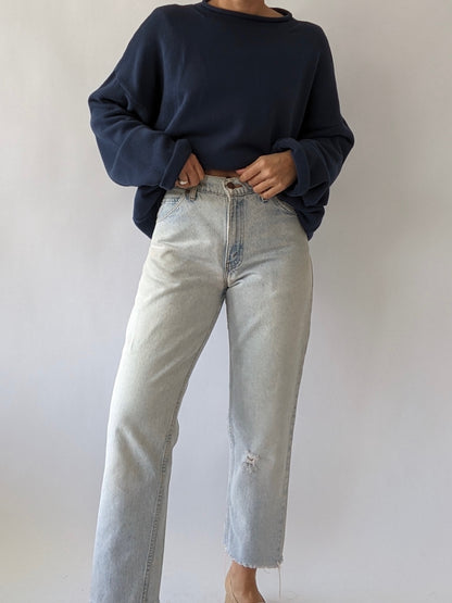 Vintage Levi's 550 Orange Tab Raw Hem Jeans