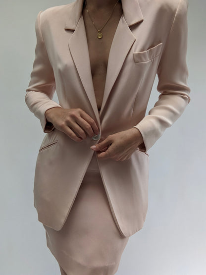 Sweet Donna Karan Petal Skirt Suit