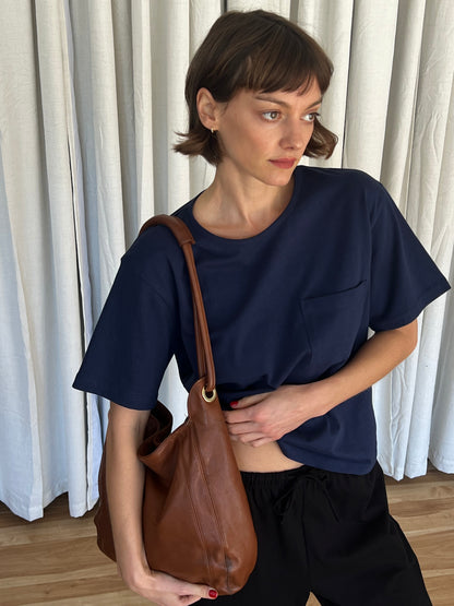 Jo Jersey Cotton Pocket Tee