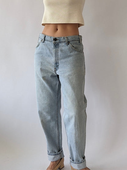 Vintage Levi's 550 Orange Tab Jeans