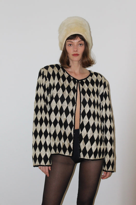 Gorgeous Vintage Embroidered Silk Jacket