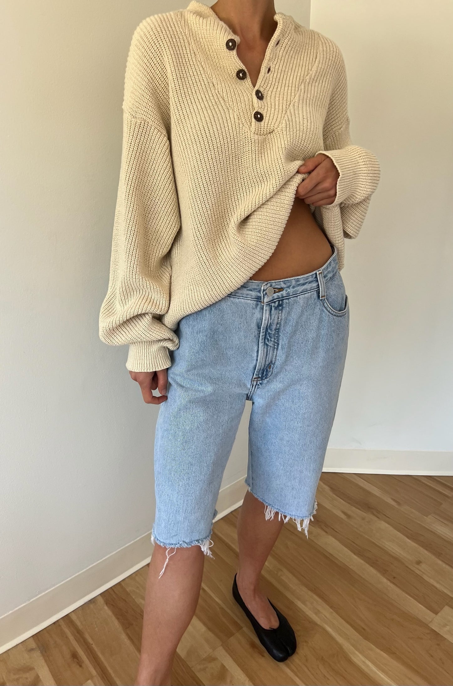 Vintage Bongo Long Denim Cutoffs