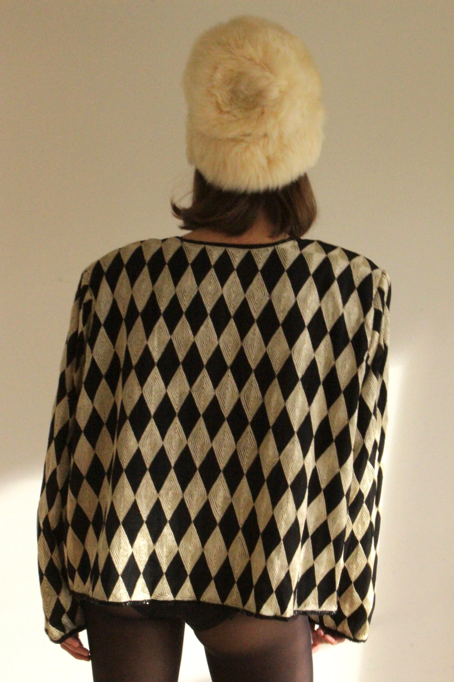 Gorgeous Vintage Embroidered Silk Jacket