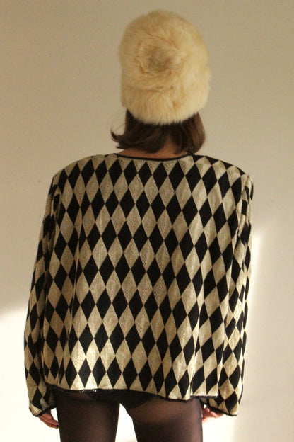 Gorgeous Vintage Embroidered Silk Jacket