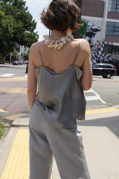 Vintage Statement Shell Necklace