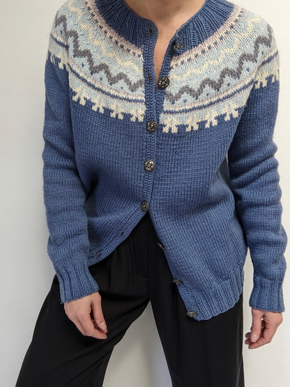 Amazing Vintage Fair Isle Wool Cardigan