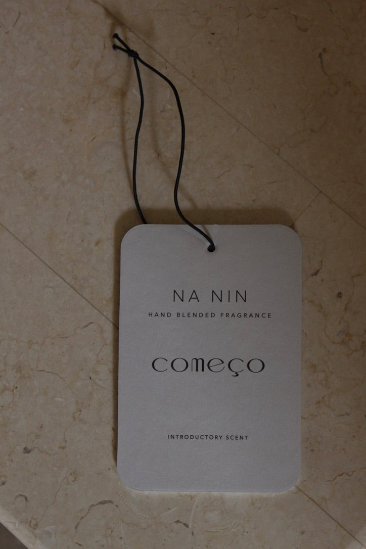 Começo No. 5 Fragrance Card / Lemon, Lavender, Ricotta