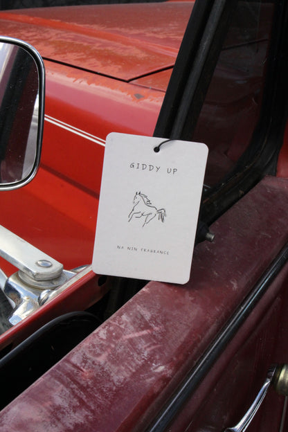 Giddy Up Fragrance Card