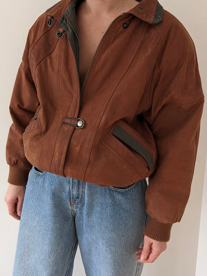 Favorite Vintage Two-Toned Leather Bomber
