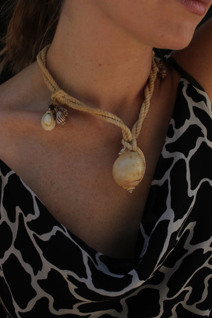 Favorite Vintage Shell & Rope Necklace
