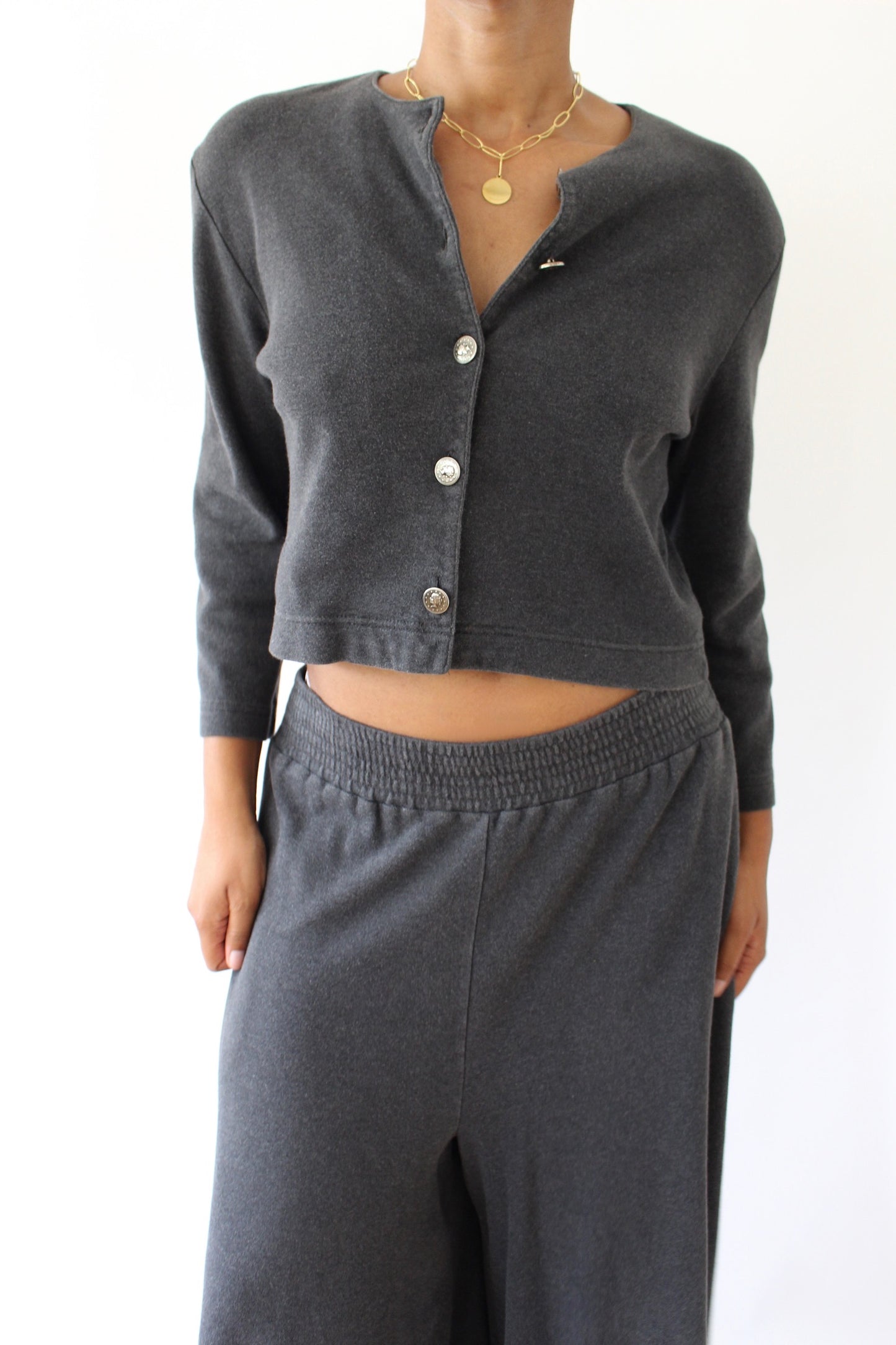 Vintage Slate Culotte Pant Set