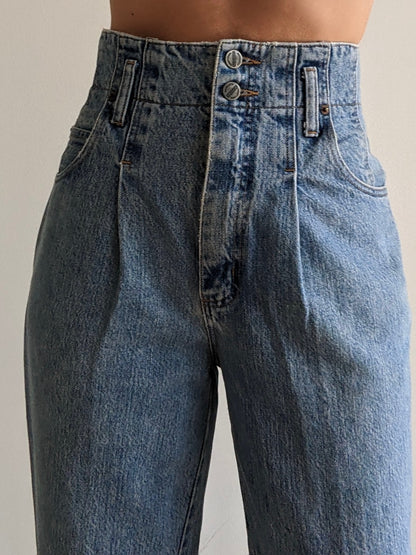 Vintage Palmetto's Pleated Denim